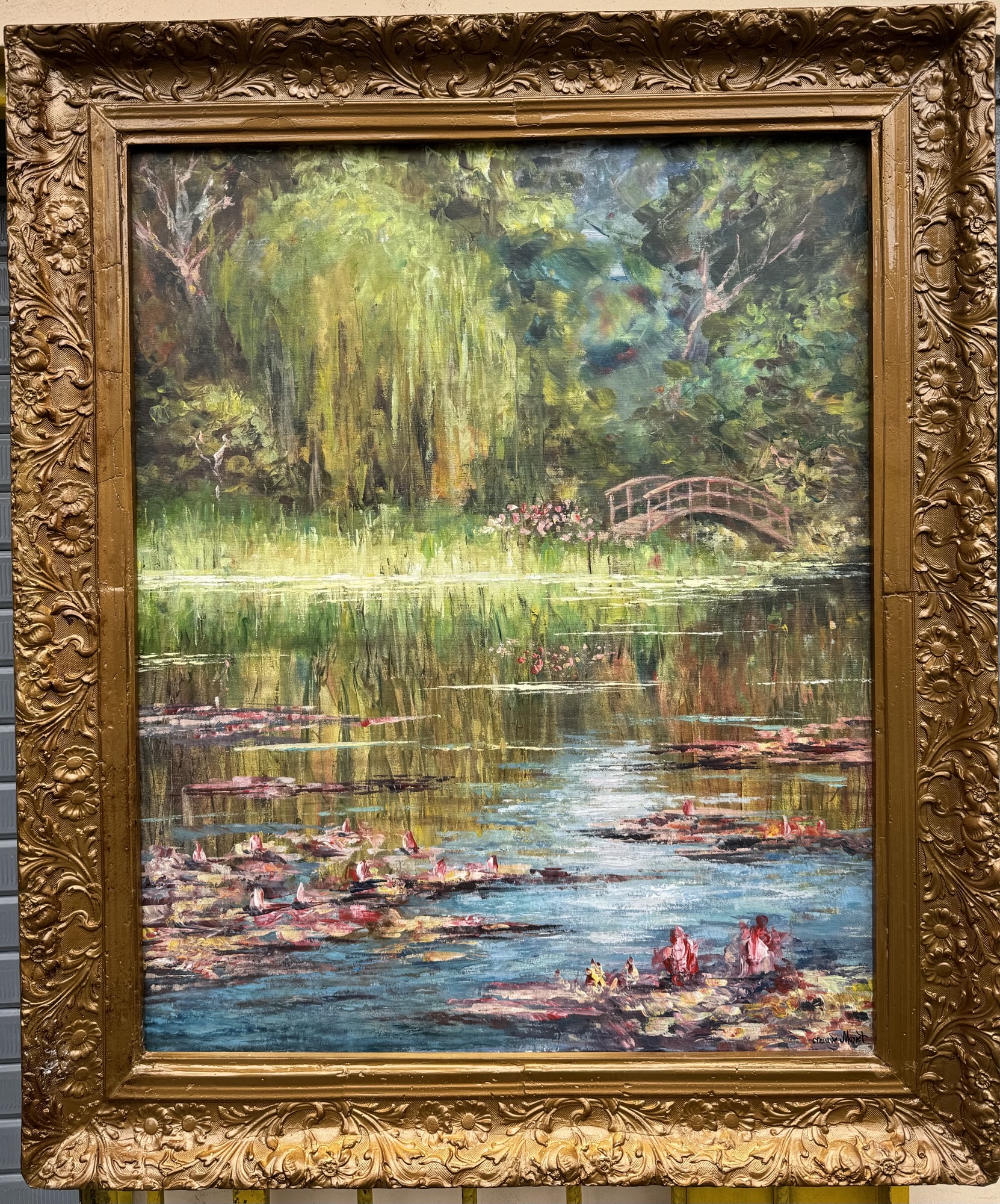 Large and Impressive Monet Oil